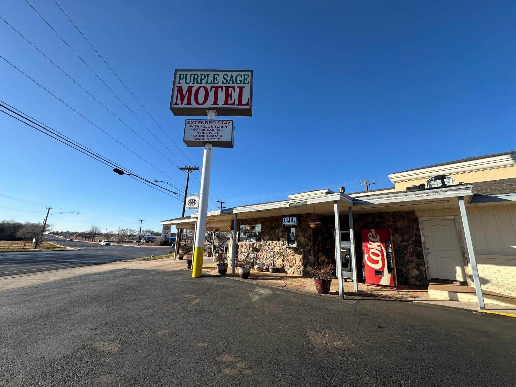 Purple Sage By Oyo Snyder Tx Motel Exterior photo